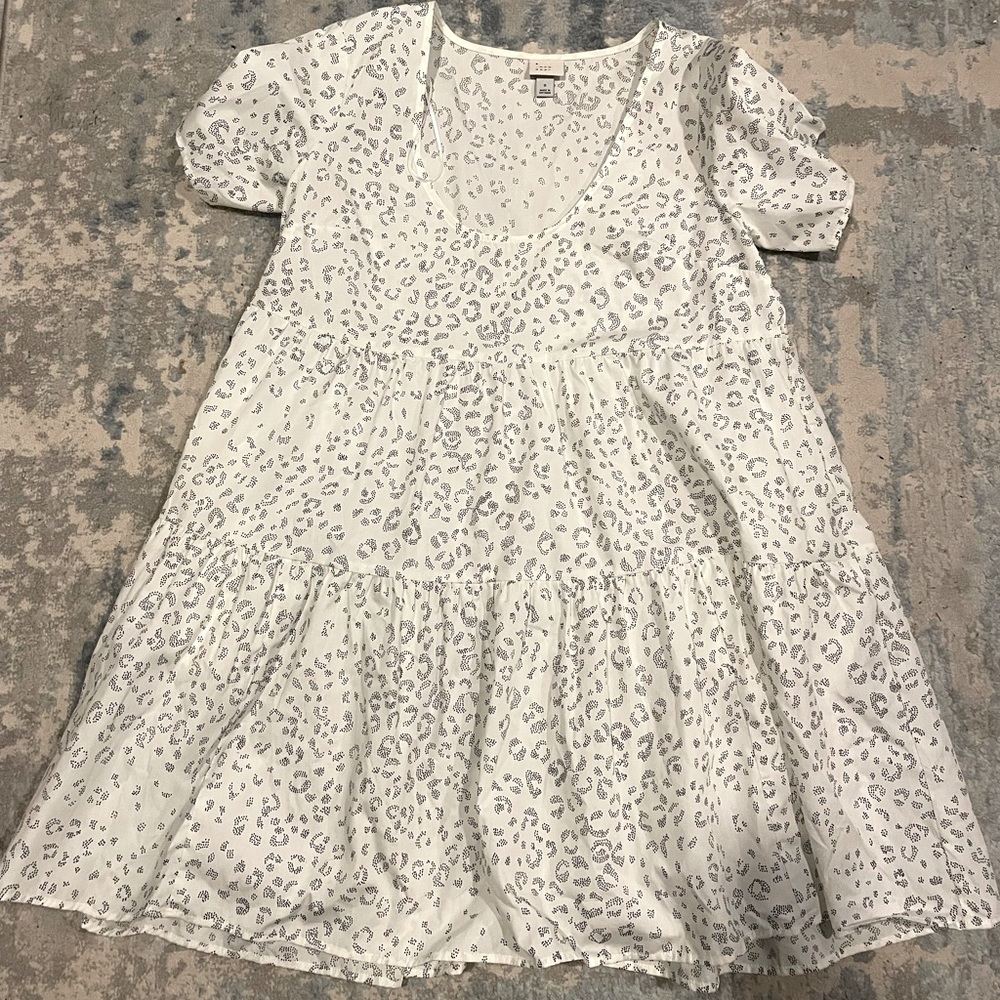 Babydoll short sleeve dress